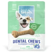 Fresh Breath by TropiClean Small Breed Dental Chew Berry Flavor - Small Chews, 11 Oz