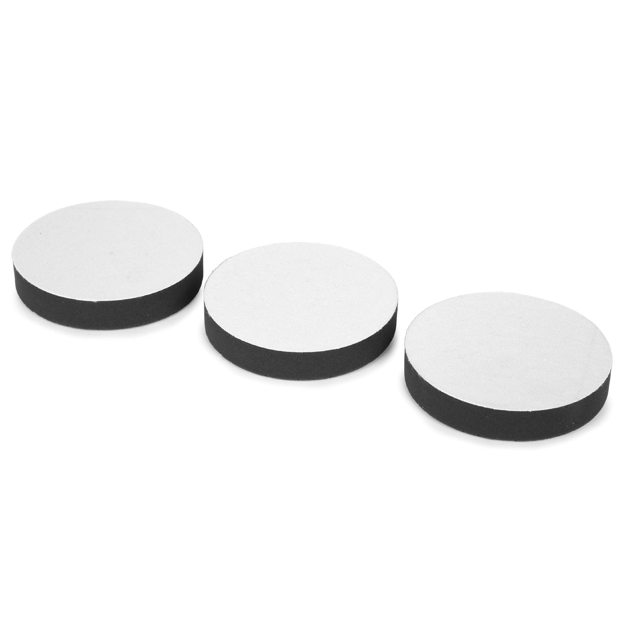 WEN 6-Inch Fine-Grit Diamond-Cut Foam Polishing Pads for Finishing, Three Pack