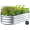Classic Silver, variant on Raised Garden Bed Kit, 4x2x1 ft Galvanized Planter Box Outdoor with Safety Edging, Large Metal Raised Beds for Gardening Vegetables Flower Herb (Classic Silver)