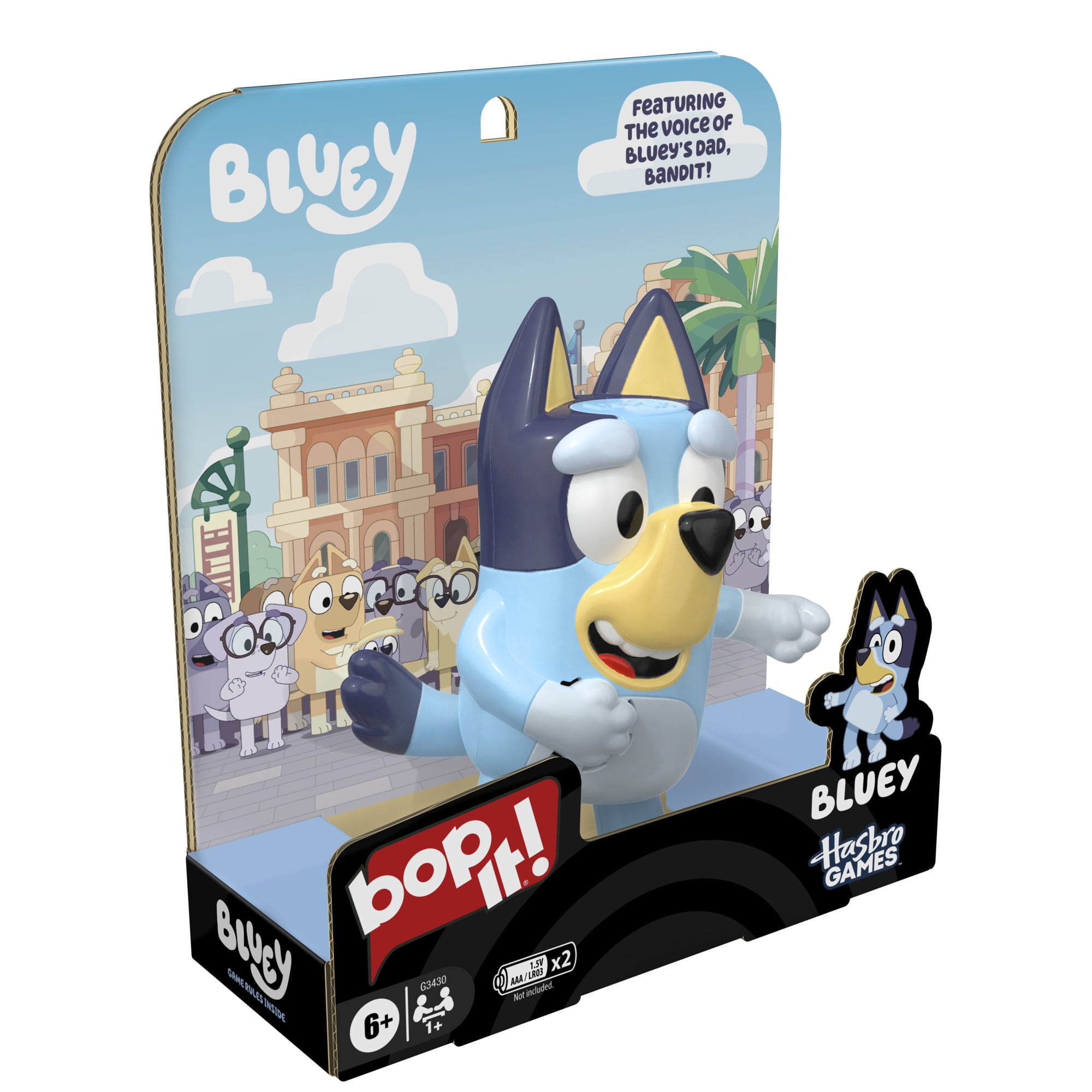 Bop It! Bluey Edition Game, Officially Licensed Bluey Games for Kids, 6+