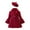 160# Red, variant on oqasdz Girls Coats Small Kids New Fall Winter Solid Color Patch Plaid Collar Wool Overcoat with Hat Two Piece Set Top Coat Outwear Size 18 M-24 M