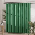 thumbnail image 6 of AmazerBath Shower Curtain Green, Fabric Shower Curtain Set for Bathroom, Luxury Silk Elegant Shower Curtain with 12 Hooks, Sparkly Satin Shower Curtain for Bathroom DéCor, 72X72 Inches, 6 of 9