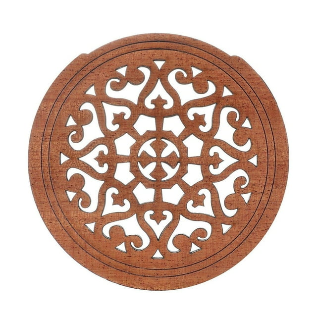Wood Soundhole Cover Sound Buffer Soundhole Cover for 40/41 Inch Acoustic Guitar B