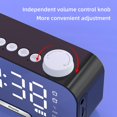 thumbnail image 5 of Smart Bluetooth Speaker Elderly Clock Speaker Mirror Audio Alarm Clock Audio Gift, 5 of 5