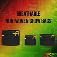 thumbnail image 4 of FCMP Outdoor 20 Gal Non Woven Breathable Grow Bags, Multicolor (5 Pack), 4 of 11