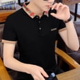 thumbnail image 4 of Camiseta polo de algodón elegante de alta calidad para hombre, ropa informal de verano, ropa de calle superior para hombre, camisetas con cuello, camisetas vintage lisas S, 4 of 5