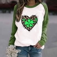 thumbnail image 2 of YABCSAZ Women's St Patrick's Day Shirts Shamrock Clover Printed Irish Tops Long Sleeve Pullover Casual Loose Oversize Charms Shirts Blouse Paddy's Day Great Parade Shirts Irish T-Shirt, 2 of 7