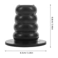 thumbnail image 2 of unbranded Protector De Cable De Caucho Negro Para Instalaciones Eléctricas En Embarcaciones, 2 of 8