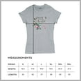 thumbnail image 5 of Tee Hunt Merry and Bright Cute Christmas T-Shirt Jolly Santa Xmas Women's T-Shirt Tee, Gray, Large, 5 of 5