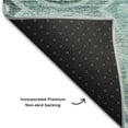 thumbnail image 7 of Dalyn Rugs Premium Machine Washable Mayfield AMF738 Teal 3' x 5' Rug, 7 of 7