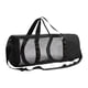 thumbnail image 1 of Bolsa de lona de malla multiusos con correa de hombro ajustable, bolsa de viaje de gran capacidad Negro, 1 of 9