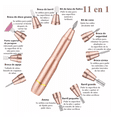 thumbnail image 3 of Taladro De Uñas Eléctrico Profesional Rosa 19 Piezas Lab.G  Taladro para Uñas, 3 of 4