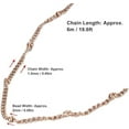 thumbnail image 3 of 1Roll Chain for Jewelry Making, Stainless Steel Beads Chain is An Appropriate Choice for Diy Enthusiasts Seeking to Create Their Designs, Rose Gold, 19.6 Feet Length, 3 of 6
