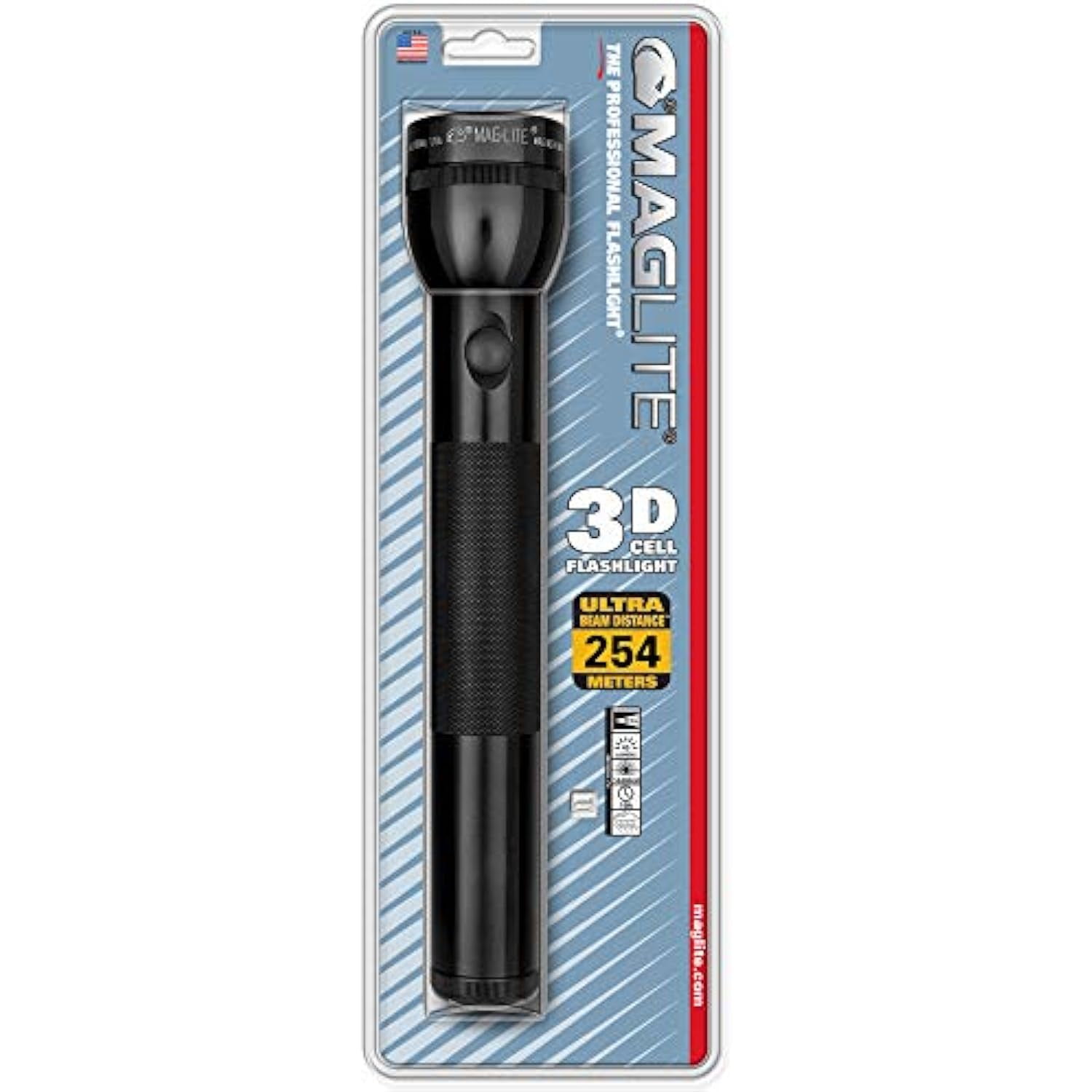 Maglite Heavy-Duty Incandescent 3-Cell D Flashlight