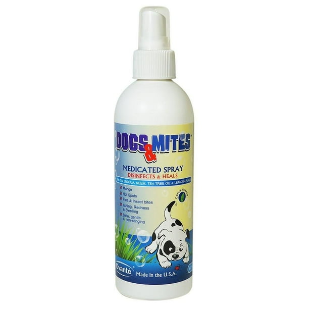 Medicated Spray Dogs n Mites, Treatment of Sarcoptic Demodectic