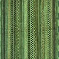 thumbnail image 1 of Ahgly Company Indoor Square Abstract Turquoise Blue Modern Area Rugs, 7' Square, 1 of 4