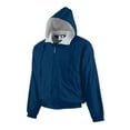thumbnail image 2 of Boys' Hooded Taffeta Jacket/Fleece Lined M Navy, 2 of 3