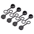 thumbnail image 1 of Unique Bargains 8pcs GX12 Aviation Connector Plug Cover, Waterproof Plastic Cap,Black, 1 of 5