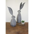 thumbnail image 3 of Kalalou Inc Faux Stone Rabbit With Tall Metal Ears - Tall, 3 of 3
