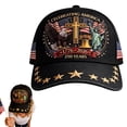 thumbnail image 4 of TOWED22 250th Anniversary USA Hat Adjustable 250 Year American Anniversary Hat 1776-2026 Embroidery Patriotic Baseball Cap A, 4 of 8