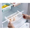 thumbnail image 2 of Retractable Fridge Organizer Pull Out Drawer Refrigerator Clip On Under Shelf Basket for Kitchen Storage Fits for Fridge Shelf Under 0.43 Inch, 2 of 8