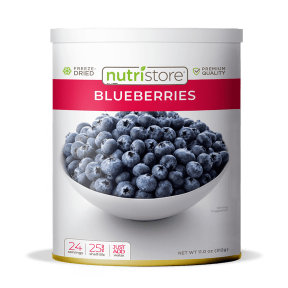 Nutristore Freeze-Dried Blueberries No. 10 Can