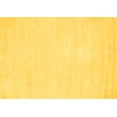 thumbnail image 1 of Ahgly Company Machine Washable Indoor Rectangle Abstract Yellow Contemporary Area Rugs, 7' x 9', 1 of 4