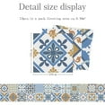 thumbnail image 3 of Goory 24Pcs Tile Stickers Wall Kitchen Bathroom Floor Moroccan Style Home Decor Vinyl Decal Sticker, 3 of 8