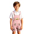 thumbnail image 4 of Rhuody Boy Onesies 10-11 Years Winter Jumpsuit Long Sleeve Crewneck Romper Cartoon Prints Bodysuit Handsome Clothes Pink, 4 of 4