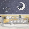 thumbnail image 3 of Alvantor Twin Size Montessori Floor Bed for Kids with Door and Fence, Rubber Wood Toddler Platform Bed Frame, No Box Spring Needed, Gray, 3 of 7
