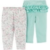 Child of Mine by Carters Newborn Baby Girl 2 Pack Pant