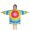 Rainbow Tie Dye, variant on Colorful Striped Pattern Blanket Hoodies for Kids 6-13YR Oversize Wearable Blanket Hoodies for Boys Girls Teens