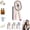 Pink, variant on 2026 Upgraded Electric Steam Brush for Hair, Press, Comb, and Mist Simultaneously, Strong, Less Breakage, no Hair Residue, for Both Long and Short Hairs, Reduce Frizz