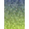 thumbnail image 1 of Ahgly Company Machine Washable Indoor Rectangle Transitional Avocado Green Area Rugs, 7' x 10', 1 of 7