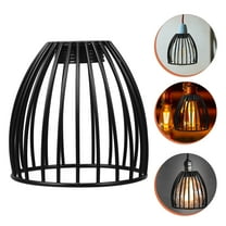 Pawsdot Black Iron Lamp Shade Drum Style for Dining Room Chandelier and Home Use