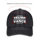 thumbnail image 4 of Trump Vance 2024 Sombrero Gorras Béisbol Algodón Transpirable Ajustable (puro), 4 of 4