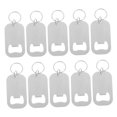 thumbnail image 6 of Hemoton 10pcs Portable Beer Bottle Opener Keychains Flat Stainless Steel Bottle Cap Opener for Bartenders Home Use, 6 of 8