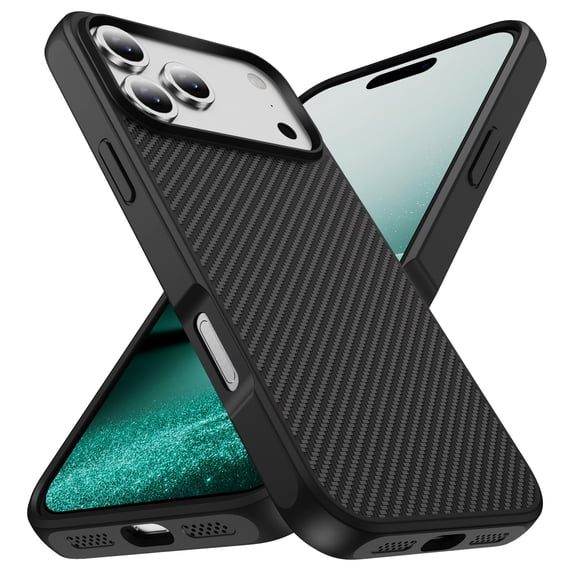 ANTSHARE for iPhone 18 Pro Case, Carbon Fiber Texture Case