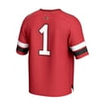 thumbnail image 3 of Unisex GameDay Greats #1 Red Louisville Cardinals Lightweight Collegiate Football Fashion Jersey, 3 of 4