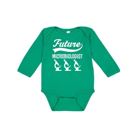 

Inktastic Future Microbiologist Researcher Gift Baby Boy or Baby Girl Long Sleeve Bodysuit