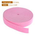 thumbnail image 2 of Uxcell Elastic Band 1" x 15 Yard Stretch Knit Elastic Bands Fabric Elastic Band for Sewing (Light Pink), 2 of 6