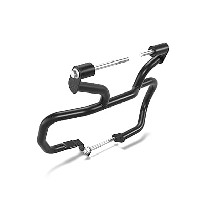 Genuine Black Compact Engine Guards for Royal Enfield Guerilla 450, Himalayan 450