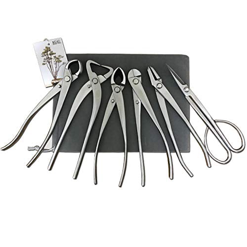 6 Piece American Bonsai Stainless Steel Standard Issue Set & Tool Roll