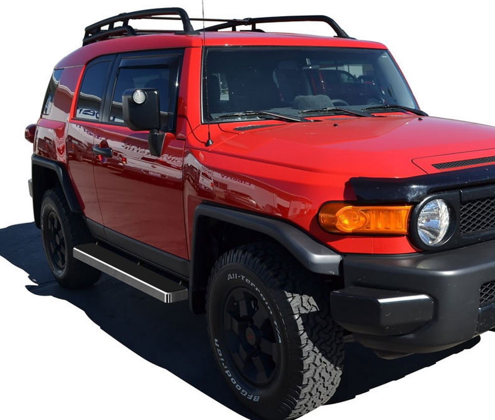 APS Running Boards 5 inches Compatible with Toyota FJ Cruiser 2007-2014 304 Stainless Steel (Nerf Bars Side Steps Side Bars)