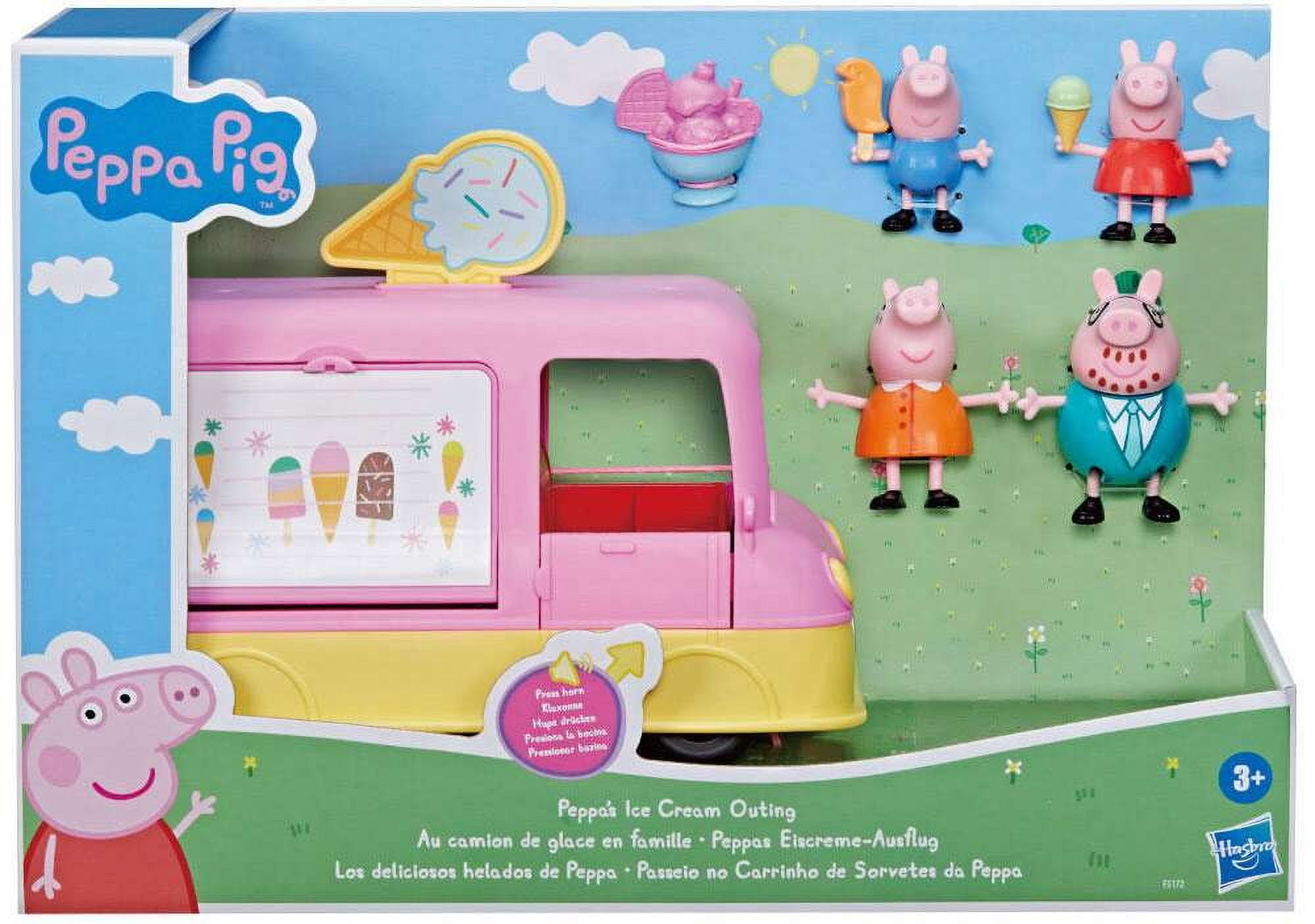 Peppa Pig Deluxe Playset Family Home Combo with Sounds Includes 4 Figures and Car Ideal for 3 Year Olds and Up Walmart