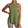 thumbnail image 2 of Avirosel Women's Sleeveless Workout Shirts, Dry Fit Moisture Wicking Running Athletic Gym Tops Lightweight Breathable Wear for Fitness Yoga Sports Exercise, 2 of 7