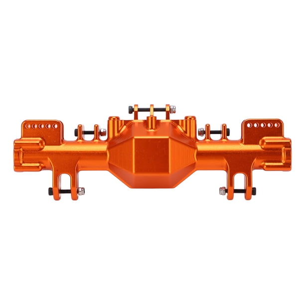 Carcasa de eje de metal RC de repuesto para puente de coche Losi LMT 1/8 RC, piezas de actualización, color naranja