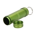 thumbnail image 4 of Tanque Impermeable Tanque Impermeable Camping Estuche impermeable de aleación de aluminio Botella de medicina de primeros auxilios con llavero, 4 of 9