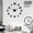 Black,27inch, variant on Backwards Reverse DIY Large Number Wall Clock Modern Giant DIY Clocks 3D Mirror Effect Wall Sticker DIY Huge Wall Watch Decor(Black,27inch)