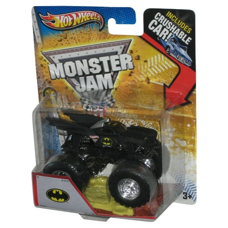 Hot Wheels Monster Jam Batman (2012) Mattel Toy Truck w/ Crushable Car